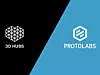 Logo der Übernahme von 3D Hubs zu Protolabs.