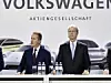 Dr. Herbert Diess (links), Vorstandsvorsitzender der Volkswagen AG und Hans Dieter Pötsch, Vorsitzender des Aufsichtsrats der Volkswagen AG.