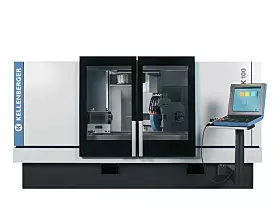 <b>Kellenberger</b> erweitert sein Technologieportfolio um Dreh-Fräs-Bearbeitung und stellt auf der EMO das Dreh-Fräszentrum TM300 vor. Die Maschine ist mit einer Siemens „Sinumerik One“-Steuerung ausgestattet und ideal für anspruchsvolle Anwendungen in der Präzisionstechnik, der Luft- und Raumfahrt, der Medizintechnik und im allgemeinen Maschinenbau.
