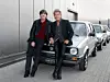 Bundestrainer Jogi Löw und Sänger Peter Maffay trafen sich im Rahmen der Premiere des neuen Golf 8 und ließen sich vor dem Golf I ablichten.