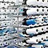 Garnrollen in der Textilindustrie