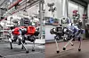 Die Laufrobotermodelle Anymal und Anymal X von Anybotics in Fabrikumgebung