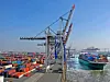 Platz 3: Hamburg. Deutschlands größter Seehafen kam im Jahr 2022 auf einen Umschlag von 7,7 Mio. TEU. 2022 waren es 8,27 Mio. TEU.
