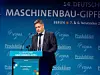 Vize-Kanzler und Bundeswirtschaftsminister Robert Habeck auf dem Maschinenbau-Gipfel 2023.