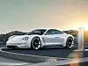 Porsche wird elektrisch. Hier zu sehen die Konzeptstudie Mission E.
