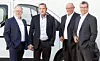 Die Geschäftsleitung der S.I.S. Gruppe (von li.): Markus Tomasek, Hermann Holme, Wolfgang Czernitzki und der Leiter Business Developement und Vertrieb Harry Geiger.
