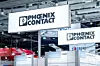 Phoenix Contact: Logos am Messestand