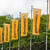 Fahnen mit dem Logo von Continental