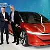 Dr. Herbert Diess, CEO von Volkswagen und Satya Nadella, CEO von Microsoft