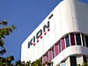 Firmengebäude von Kion, auf dem der Unternehmensname steht