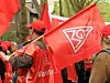 Mitglieder der IG Metall beim Streik