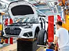 Die Produktion eines Audis am Standort Ingolstadt