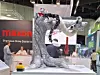 Ein schlangenähnlicher Roboter am Stand von Maxon