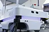 Der mobile Roboter MiR100 der dänischen Firma MiR (Mobile industrial Robots) kostet 22 000,- Euro