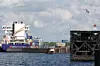 Schleusentor am Nord-Ostsee-Kanal