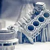 Verschiedene additiv gefertigte Bauteile aus Metall