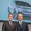 Volkswagen Vorstandschef Herbert Diess und Chefaufseher Hans Dieter Pötsch