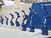 Verschiedene Roboterarme des Herstellers Yaskawa