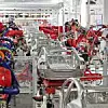 Die Tesla Fremont Factory in Kalifornien von innen