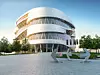 Außenansicht des Mercedes-Benz-Museums in Stuttgart