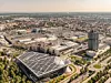 Luftansicht der BMW-Zentrale in München