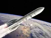 Platz 9: Thales Alenia Space, das gemeinsame Unternehmen von Thales (67 Prozent) und Leonardo (33 Prozent), ist für die Produktion von Telemetriesendern für die Trägerrakete Ariane 6 vorgesehen. Das französische Unternehmen Thales erzielte im Jahr 2022 einen Umsatz von 19,23 Milliarden US-Dollar. Im Bild ist die Ariane 6 der ESA zu sehen.