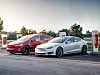 Model X und Model S am Supercharger