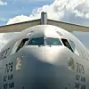 Frontansicht einer Boeing C-17 Globemaster