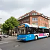 Bus der Stadtwerke Münster im Kreuzviertel