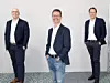 Der DRV-Vorstand steh im Abstand nebeneinander (von links): Christoph Ryll. Helmut Schmid (erster Vorsitzender) und Olaf Gehrels.