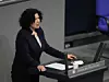 Amira Mohamed Ali bei einer Rede im Bundestag