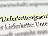 Lieferkettengesetz im Gesetzbuch