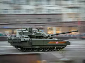 Der neu entwickelte Kampfpanzer T-14 Armata der russischen Armee gilt als einer der modernsten Panzer der Welt.