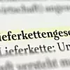 Lieferkettengesetz im Gesetzbuch