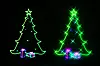 Lasershow Weihnachtsbaum
