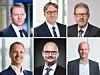 Wir wollten wissen welche Innovationen die Industrie plant. Geantwortet haben (im Uhrzeigersinn von links): Andreas Gontermann (ZVEI), Hartmut Rauen (VDMA), Markus Heering (VDW), Christian Müller (Grob), Markus Horn (Paul Horn) und Matthias Lapp (Lapp).