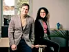 Die Gründer des Start-ups Mimetik: Dr. Ievgenii Tsokalo (links) und Dr. Merve Sefunç (rechts).