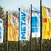 Flaggen der Metav, Messe Düsseldorf und des VDW