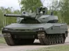 Der neuen Kampfpanzer Leopard 2 A-RC 3.0 von KNDS. Er wird erstmals auf der Rüstungsmesse Eurosatory 2024 gezeigt.