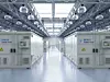Energy storage systems or battery container units in factory