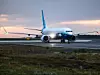 Vom Zulieferer Spirit kommt der Rumpf von Boeings Bestseller 737. Im Bild: Die 737-10 - Boeings größtes Single-Aisle-Flugzeug - bei der Landung auf dem Farnborough International Airshow in Island.