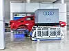 Transportroboter bei Audi am Werk