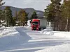 MAN fährt in Lappland viele Tests auch auf öffentlichen Straßen.