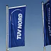 TÜV Nord Fahnen in Celle, Deutschland