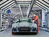 Qualitätskontrolle beim Audi R8 am Standort Neckarsulm.