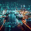 Digital Twin Port Managing Logistical Efficiency and Ship Movements