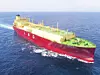 Flüssigerdgas-Tanker Prism Courage von Hyundai Heavy Industries auf hoher See