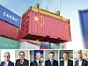 In den Industrietrends erklären (von links) Ulrich Ackermann (VDMA), Markus Heering (VDW), Andreas Gontermann (ZVEI), Stephan Mayer (Trumpf), Johannes Ketterer (Schunk) und Georg Stawowy (Bürkert) welche Rolle China in ihren Branchen und Unternehmen spielt.