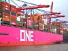 Platz 6 geht an ONE (Ocean Network Express). Die Reederei aus Singapur hat 1,927 Millionen TEU.