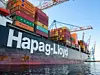 Das Hamburger Transport- und Logistikunternehmen Hapag Lloyd erreicht mit 2,174 Millionen TEU Platz 5.